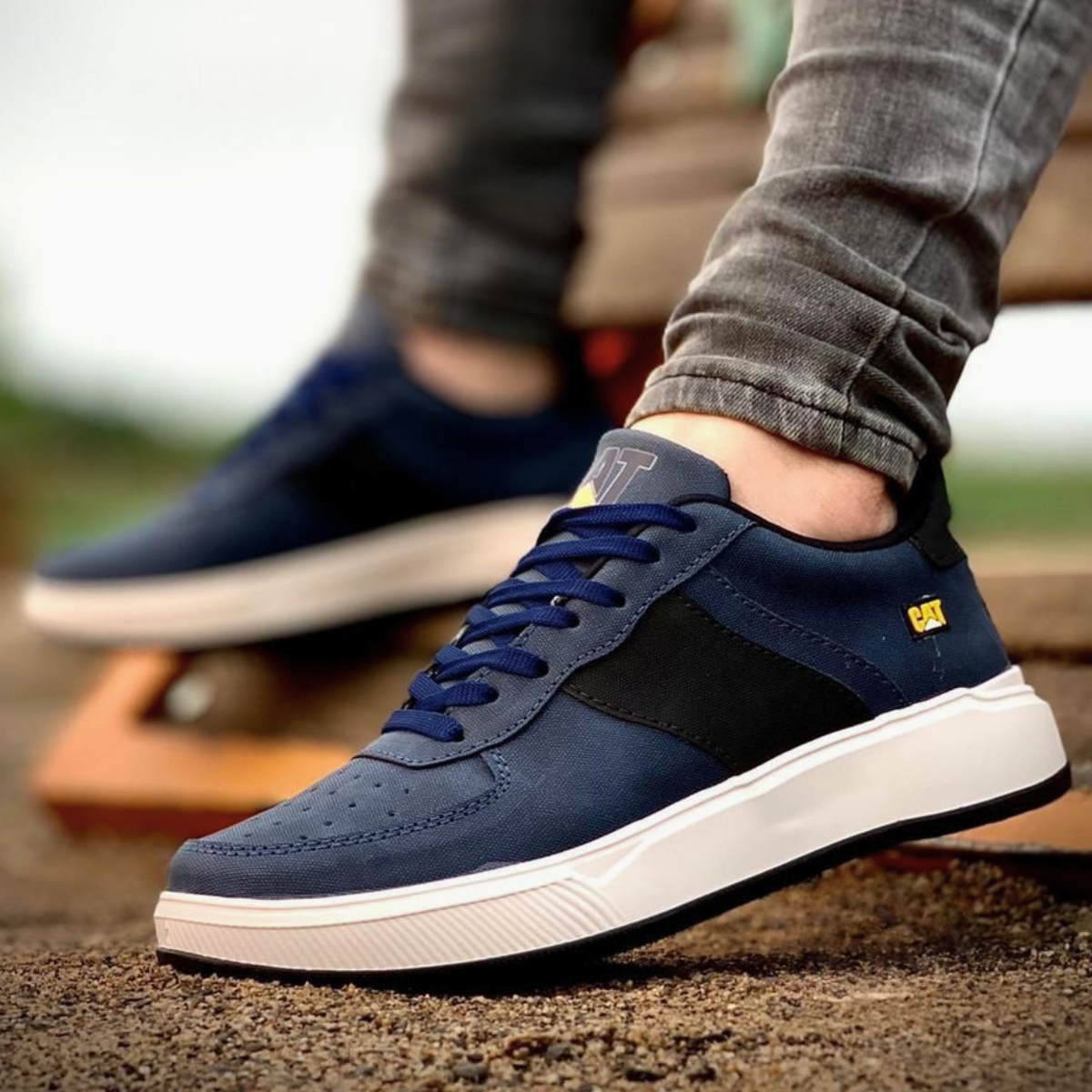 tenis caterpillar cat para hombre color azul Comprar tienda onlineshoppingcenterg Colombia centro de compras en linea